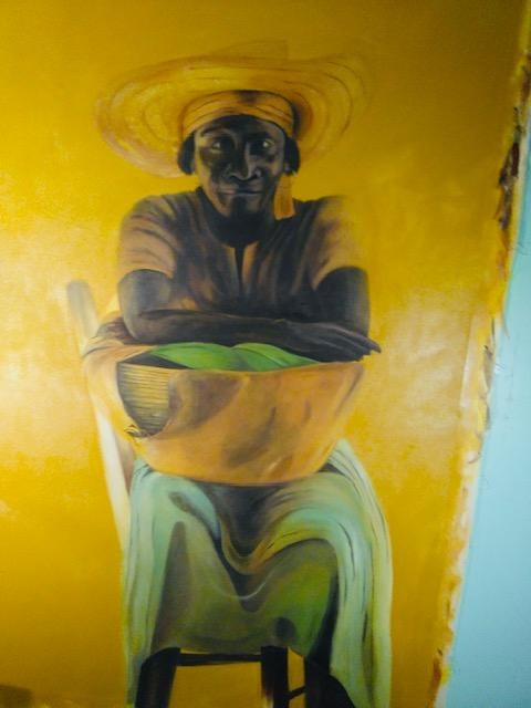 Haitian Lady — original artwork by Sule Opio